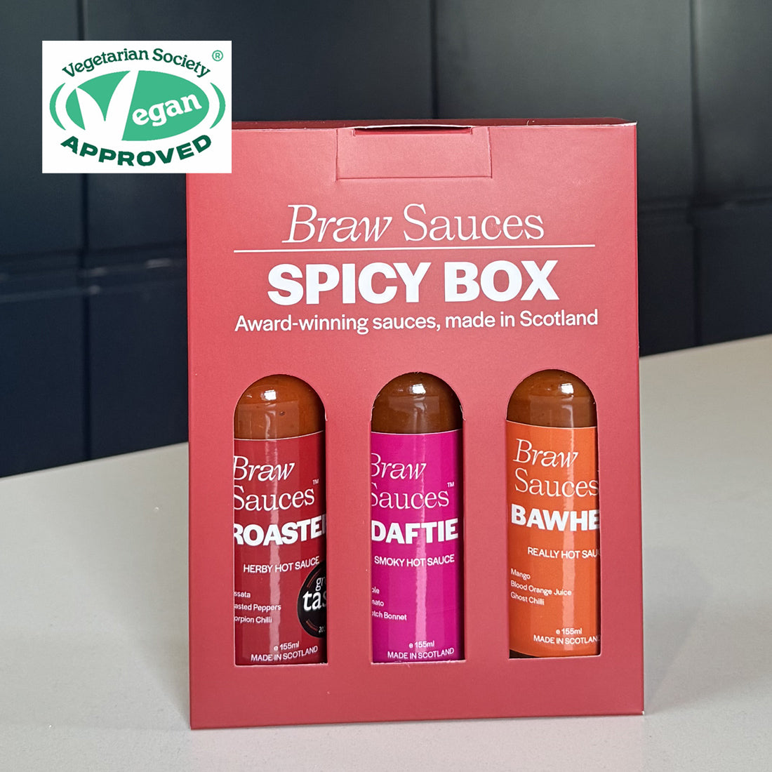 Vegan Spicy Box Hot Sauce Gift Set